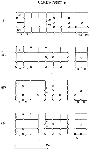 大型建物の想定案の図