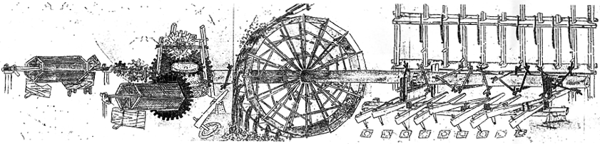 第7図　絞油水車器械の図（大利信正氏所蔵）