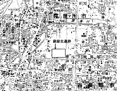 図1　蔀屋北遺跡の位置