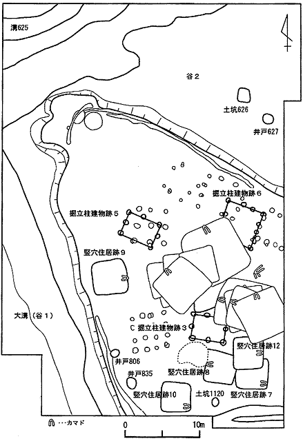 図5　F調査区5世紀の主な遺構