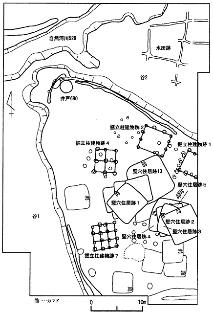 図6　F調査区6世紀の主な遺構