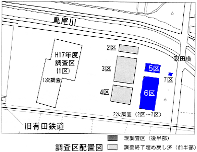 調査区配置図