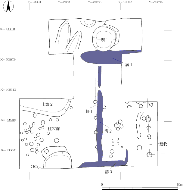 調査区平面実測図（