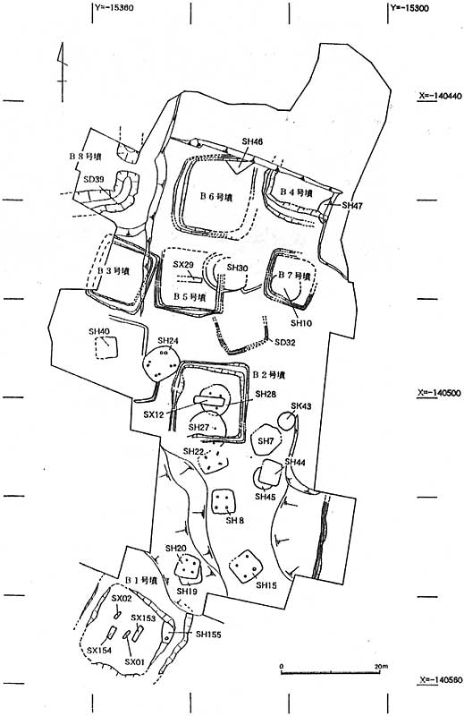 第3図　第5次〜第7次調査検出遺構平面図
