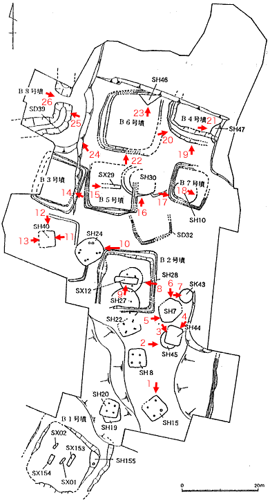 第3図　第5次〜第7次調査検出遺構平面図