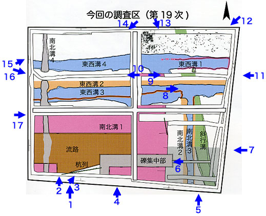 遺構平面図と写真番号