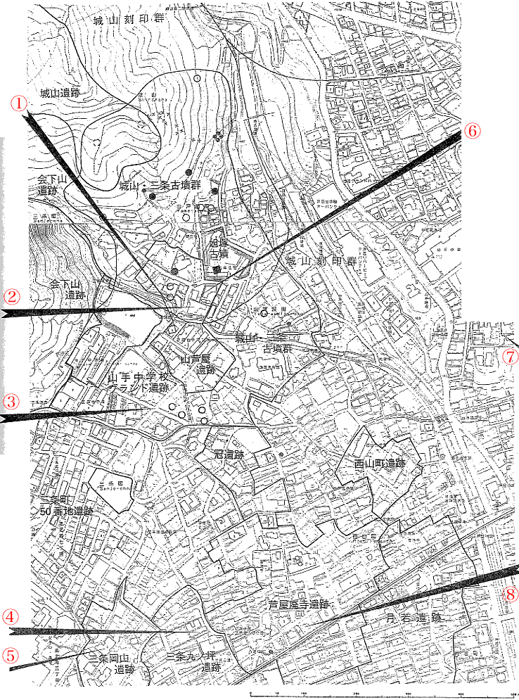 1.遺跡の地図