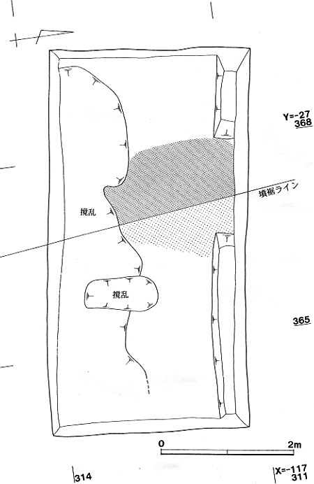 ４−２トレンチ平面図