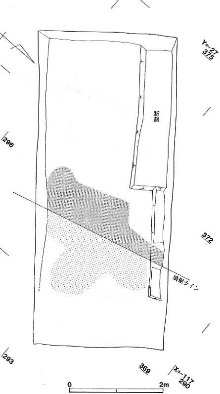 ４−３トレンチ平面図