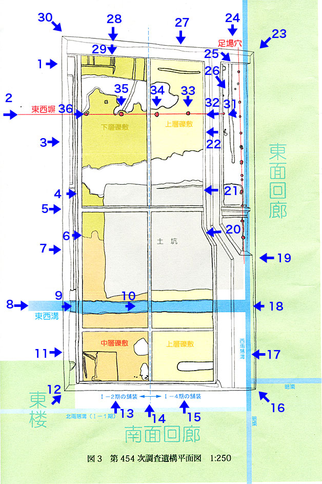 遺構図と写真番号