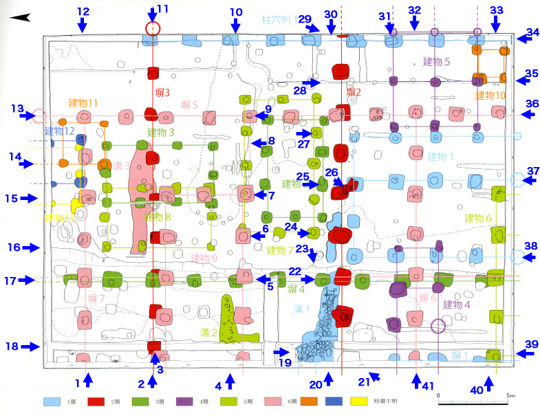 遺構図と写真番号