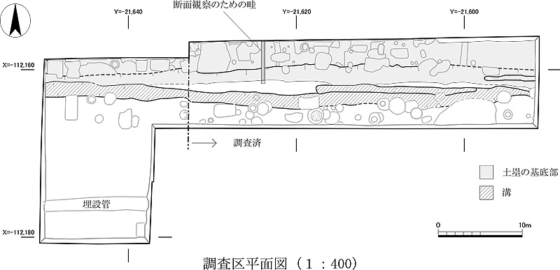 調査区平面図