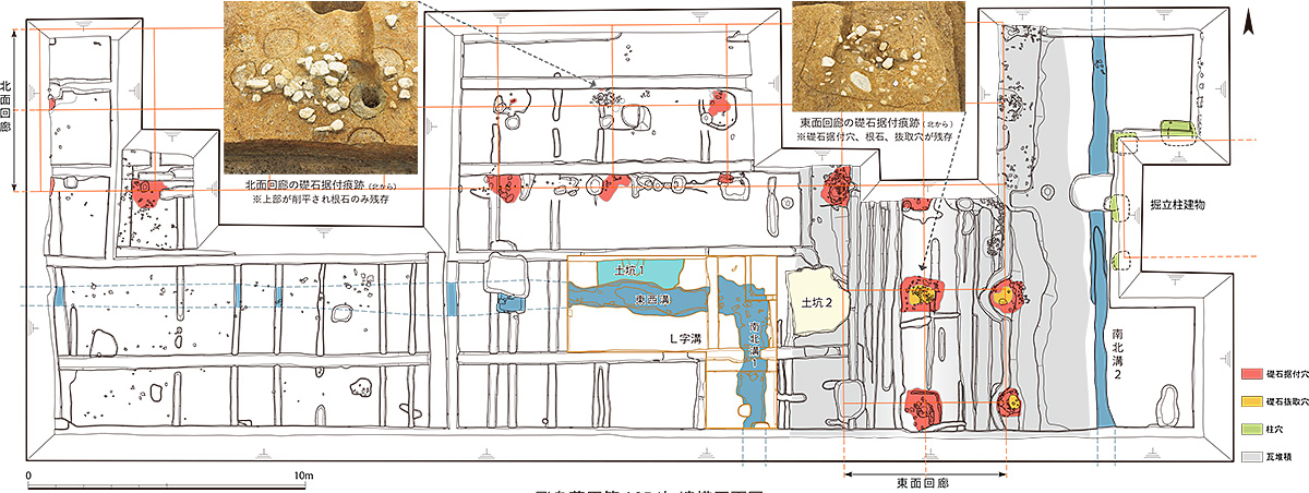 飛鳥藤原第195次遺構平面図