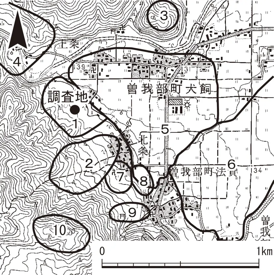 調査地位置図