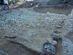 富雄丸山古墳 第3次調査　現地説明会（2019/11/30）の写真